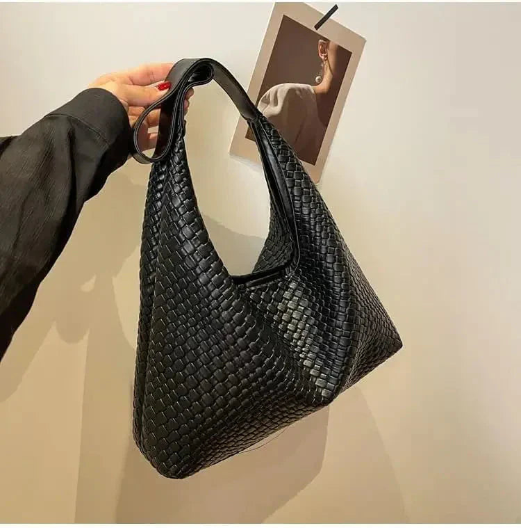 R&B | Tasche Vegan Leder Alltag Gewebte Tasche Schultertasche