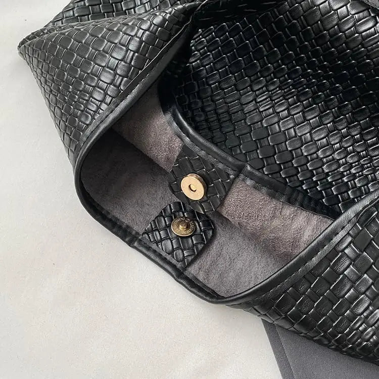 R&B | Tasche Vegan Leder Alltag Gewebte Tasche Schultertasche