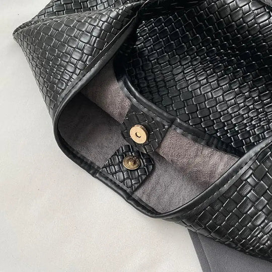 R&B | Tasche Vegan Leder Alltag Gewebte Tasche Schultertasche