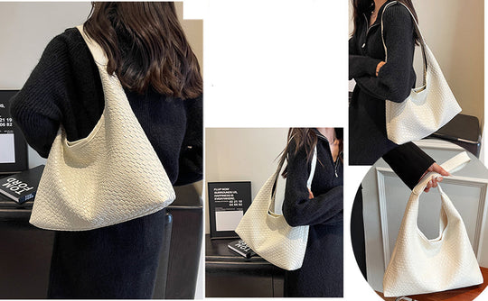 R&B | Tasche Vegan Leder Alltag Gewebte Tasche Schultertasche