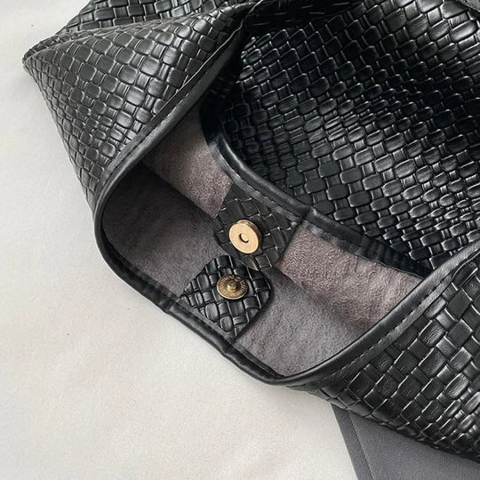 R&B | Tasche Vegan Leder Alltag Gewebte Tasche Schultertasche