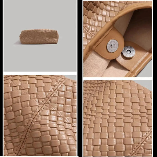 R&B | Tasche Vegan Leder Alltag Gewebte Tasche Schultertasche