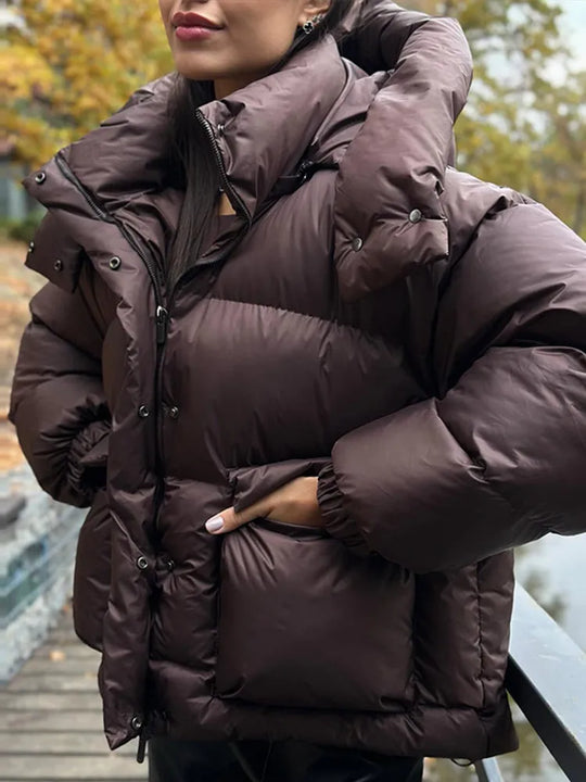 R&B | Hoodie-Jacke - Bequeme und warme Mittelschichtjacke mit Reißverschluss und lockerer Passform