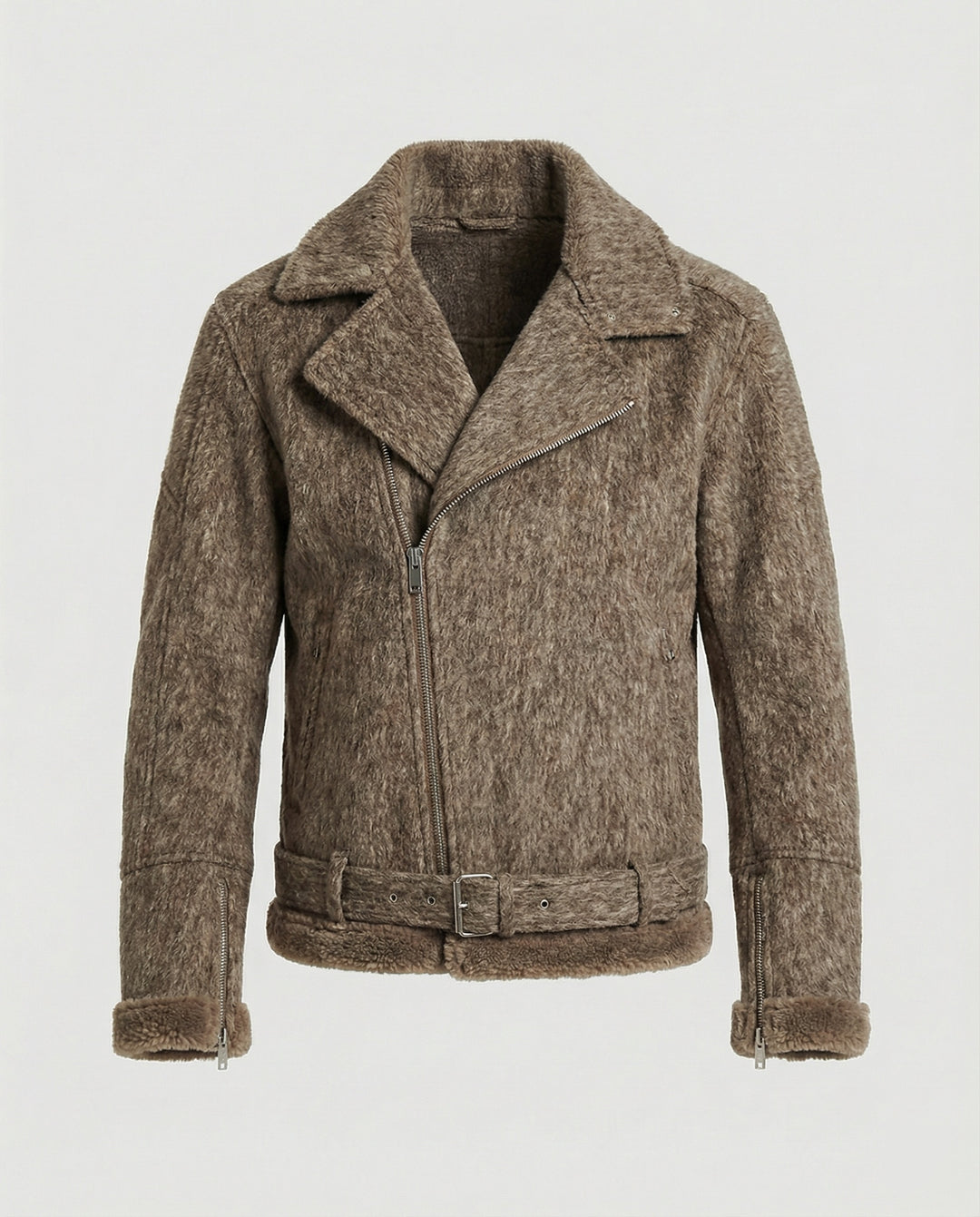 Kurzer Wollmantel Herren Retro Jacke Amerikanischer Stil Hochwertiger Sakko-Stil
