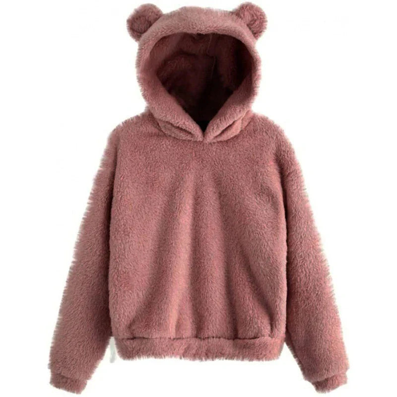 R&B | Damen Hoodie mit  Teddyohren