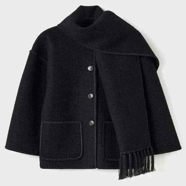 R&B | Damen-Apparatsjacke mit Schickem und Komfortablem Schal