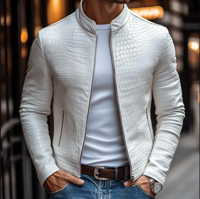 R&B | Luxuriöse Kroko jacke