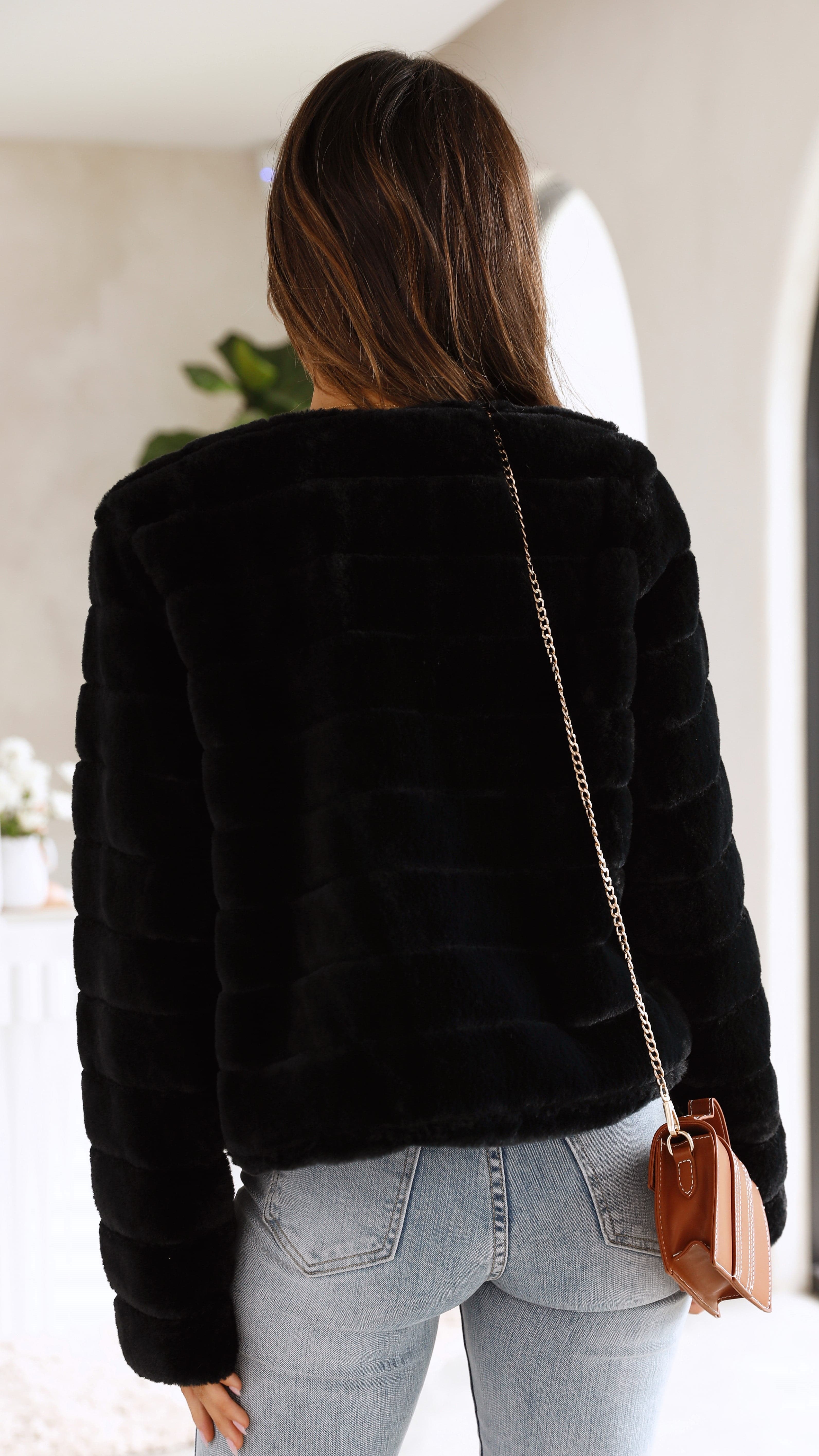 R&B | Luxus Damen Crop Jacke