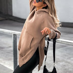 R&B | Stilvolle Jacke mit Kapuze und Schlitz