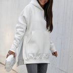 R&B | Stilvolle Jacke mit Kapuze und Schlitz