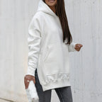 R&B | Stilvolle Jacke mit Kapuze und Schlitz