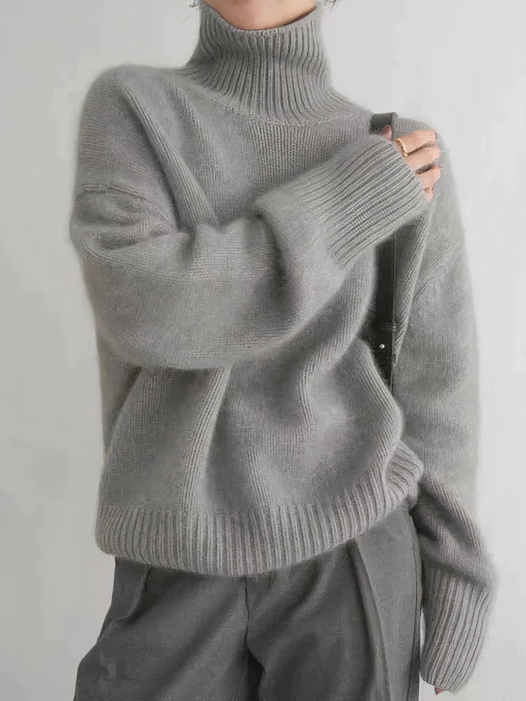 R&B | Strick Rollkragenpullover