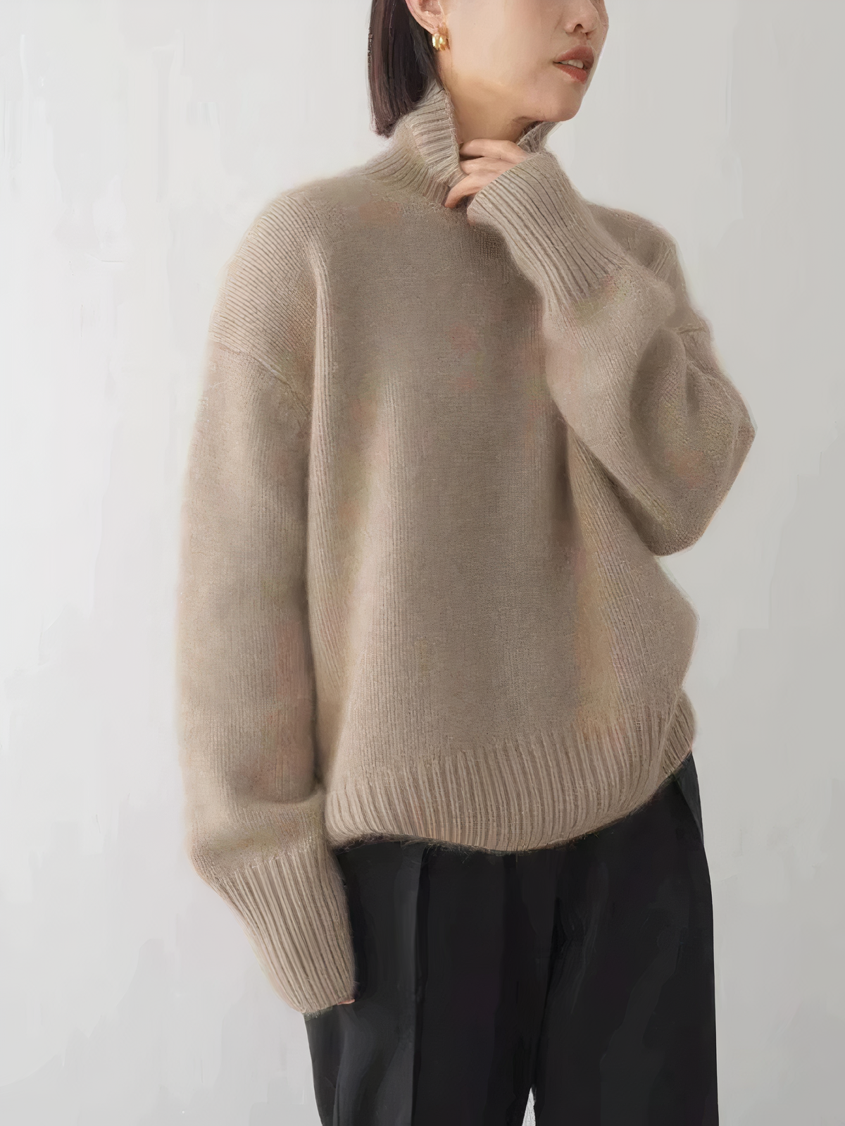 R&B | Strick Rollkragenpullover