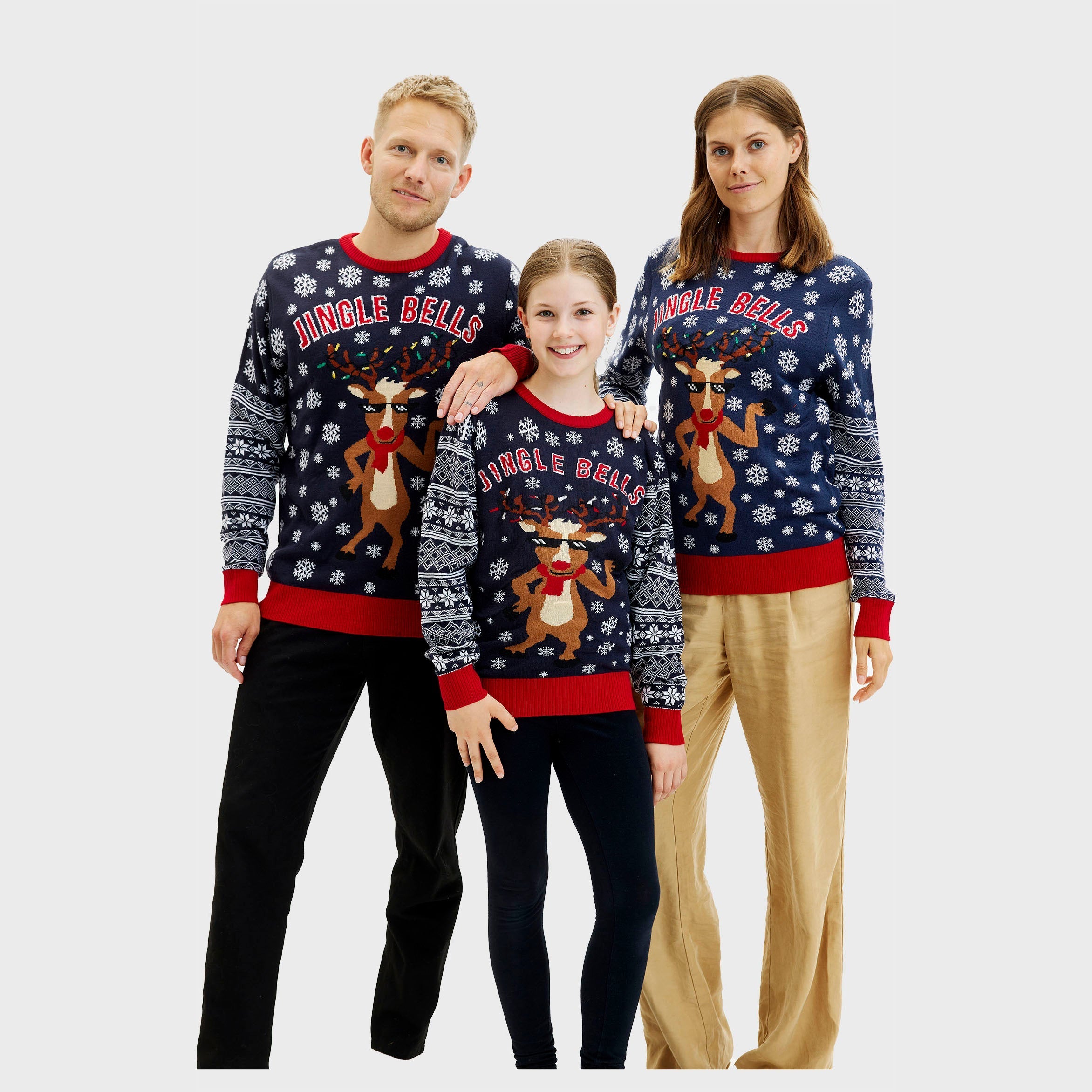 R&B | Jingle Bells Weihnachts-Pullover Frauen
