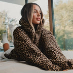 R&B | Luxe Damen Kapuzenpullover mit Pantherdruck