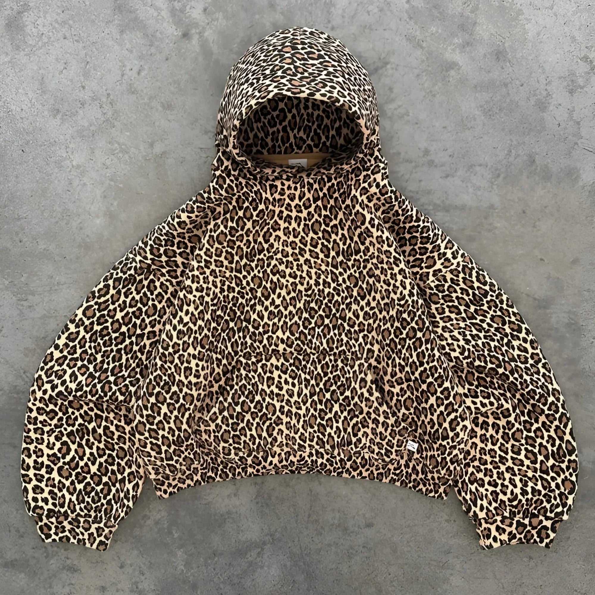 R&B | Luxe Damen Kapuzenpullover mit Pantherdruck