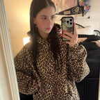 R&B | Luxe Damen Kapuzenpullover mit Pantherdruck