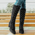 Langer Damen-Stiefel mit hohem Absatz R&B