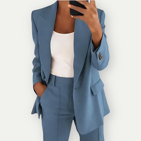 R&B | Damen Bequeme Blazer Set Formal
