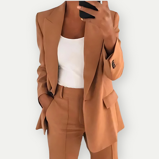 R&B | Damen Bequeme Blazer Set Formal
