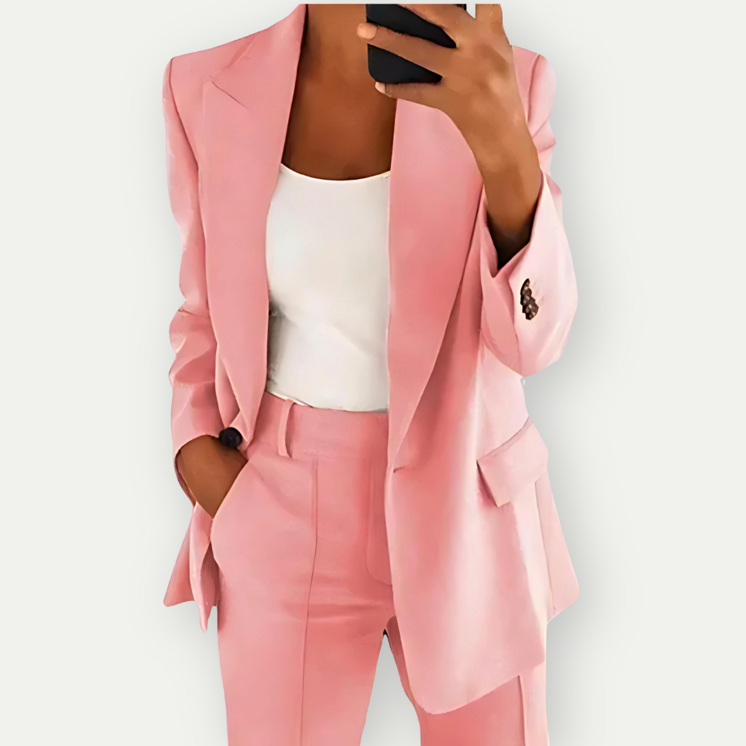 R&B | Damen Bequeme Blazer Set Formal