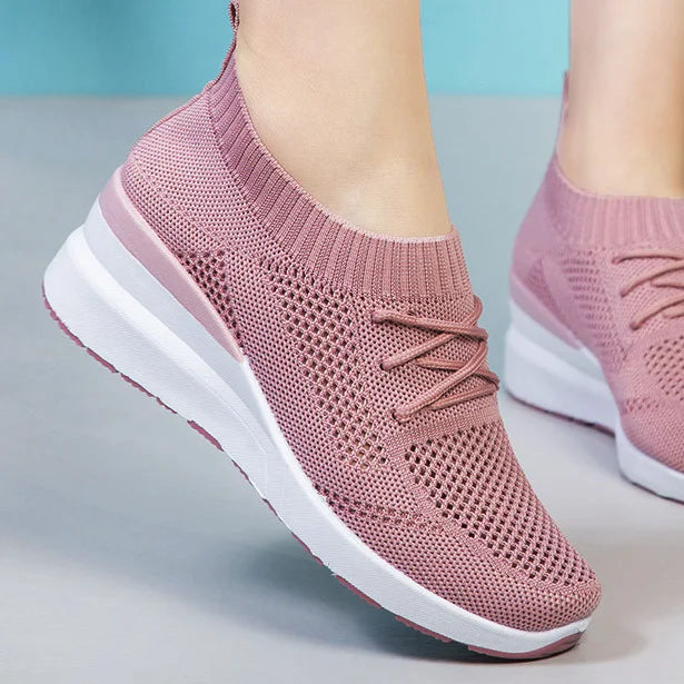 Rosa Komfort Sneakers R&B