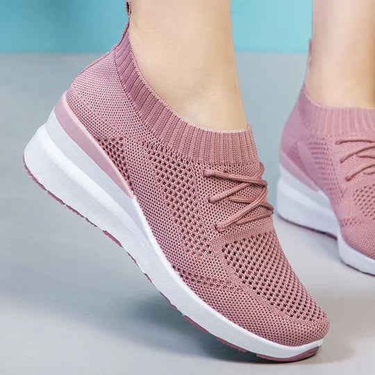 Rosa Komfort Sneakers R&B