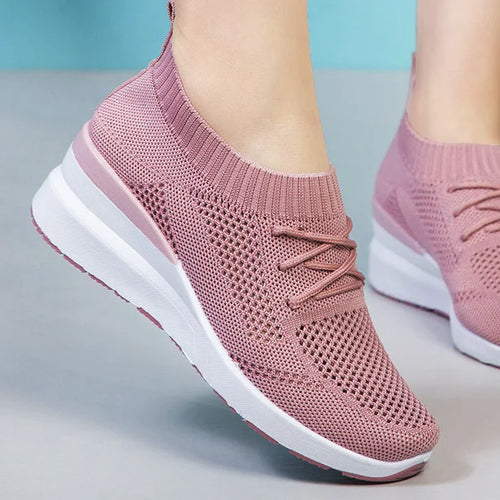 Rosa Komfort Sneakers R&B