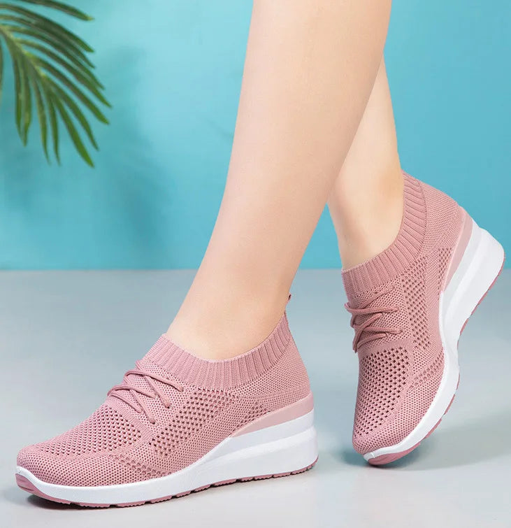 Rosa Komfort Sneakers R&B