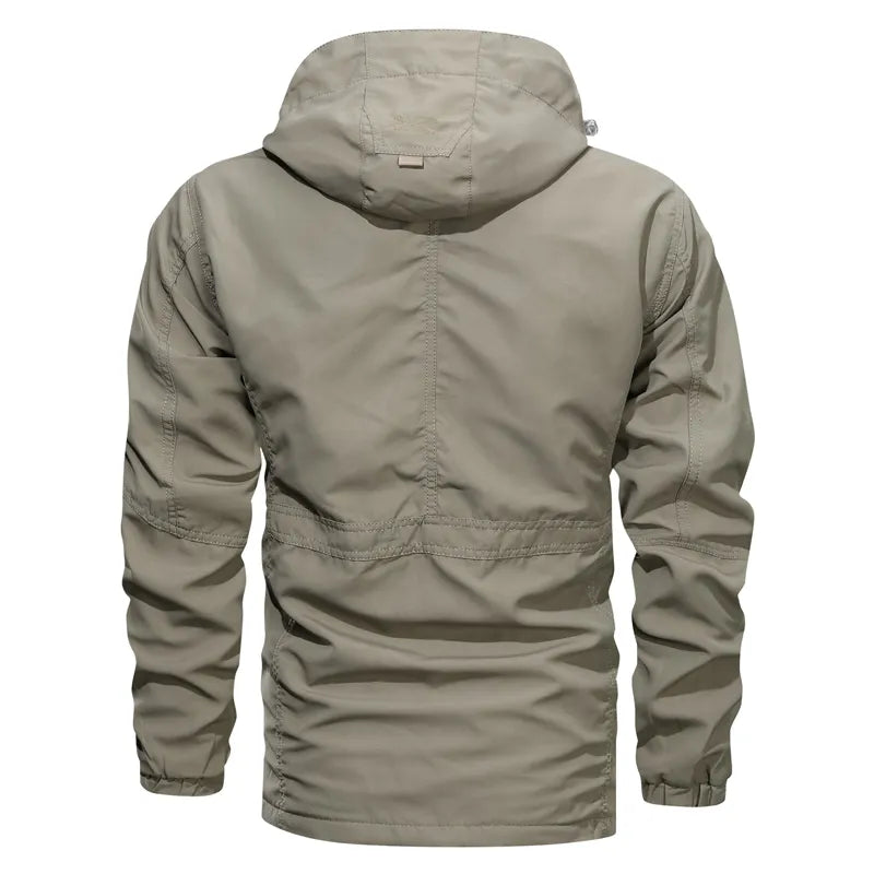 R&B | Winddichtes Windjacke mit abnehmbarer Kapuze