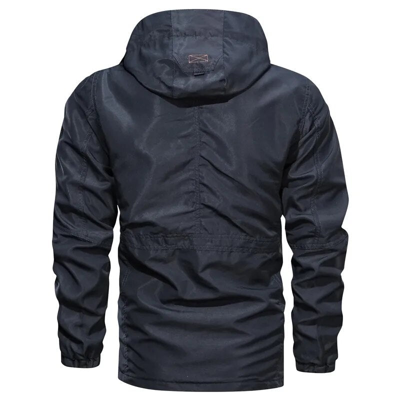 R&B | Winddichtes Windjacke mit abnehmbarer Kapuze