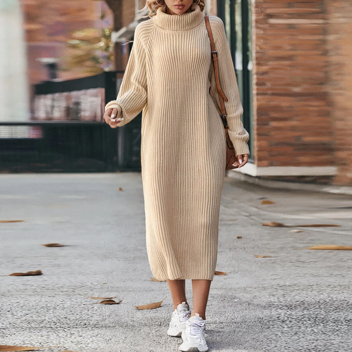 langärmeliges Strickkleid