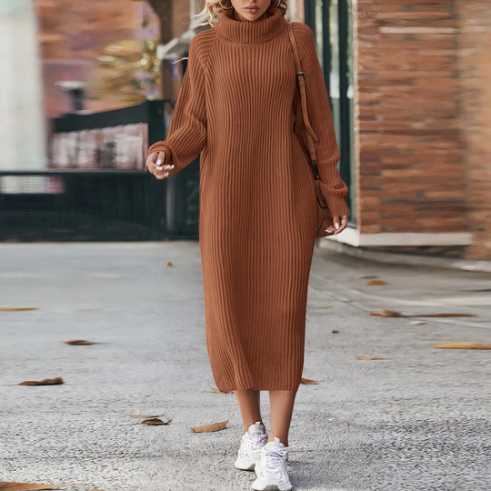 langärmeliges Strickkleid