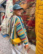 R&B | Stilvolle Bunte Strickjacke