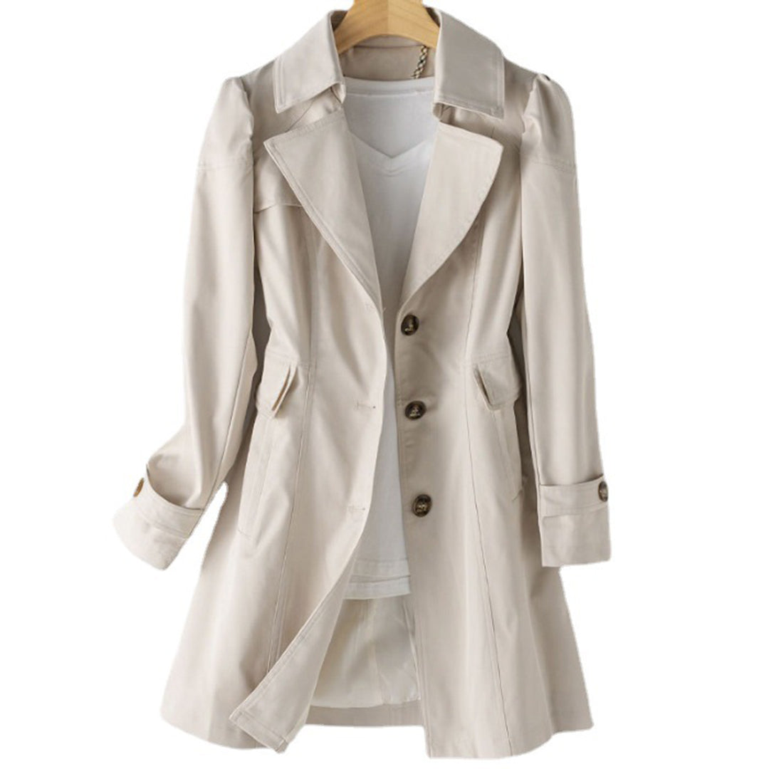 R&B | Langer Trenchcoat - Winddicht Wasserdicht Verstellbar