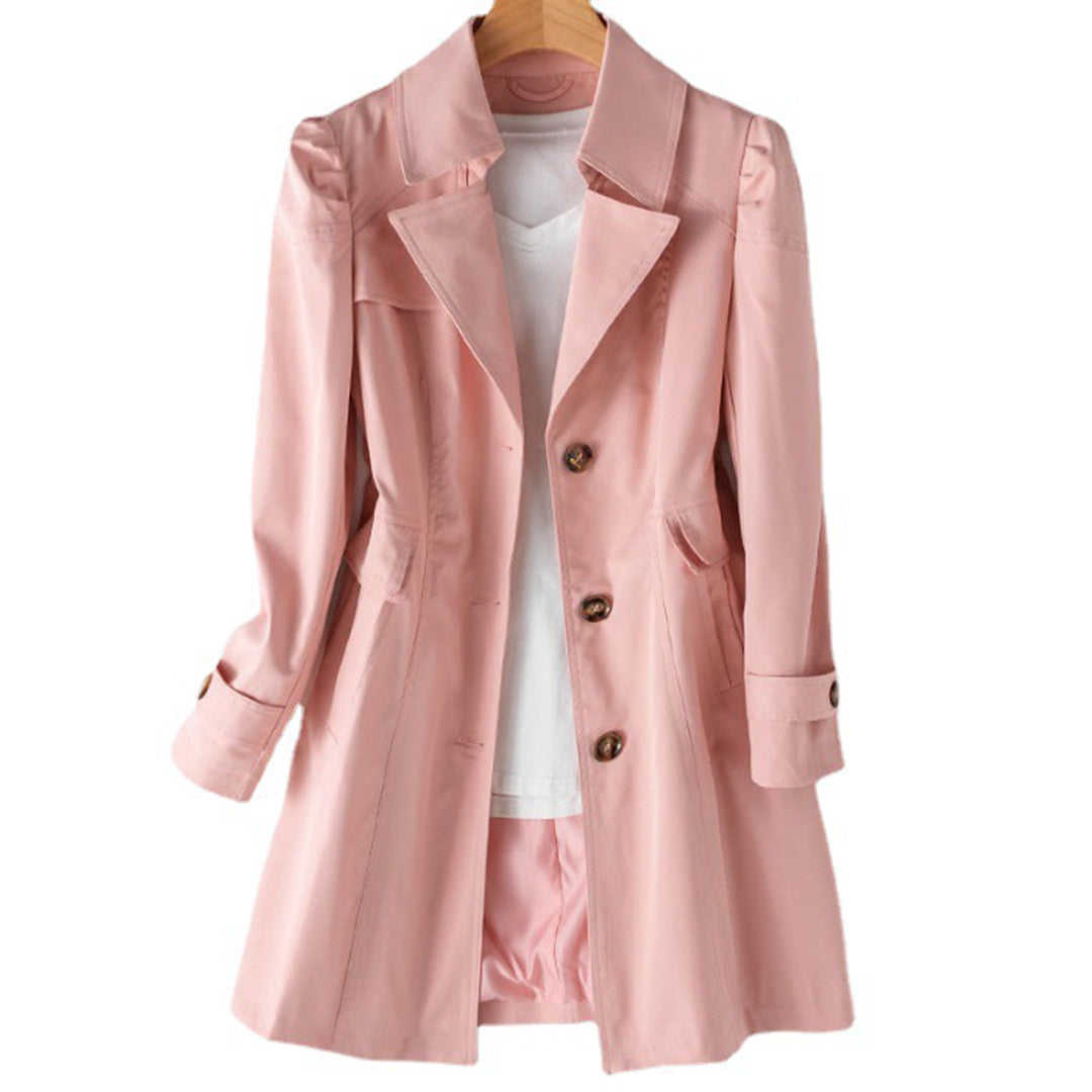R&B | Langer Trenchcoat - Winddicht Wasserdicht Verstellbar