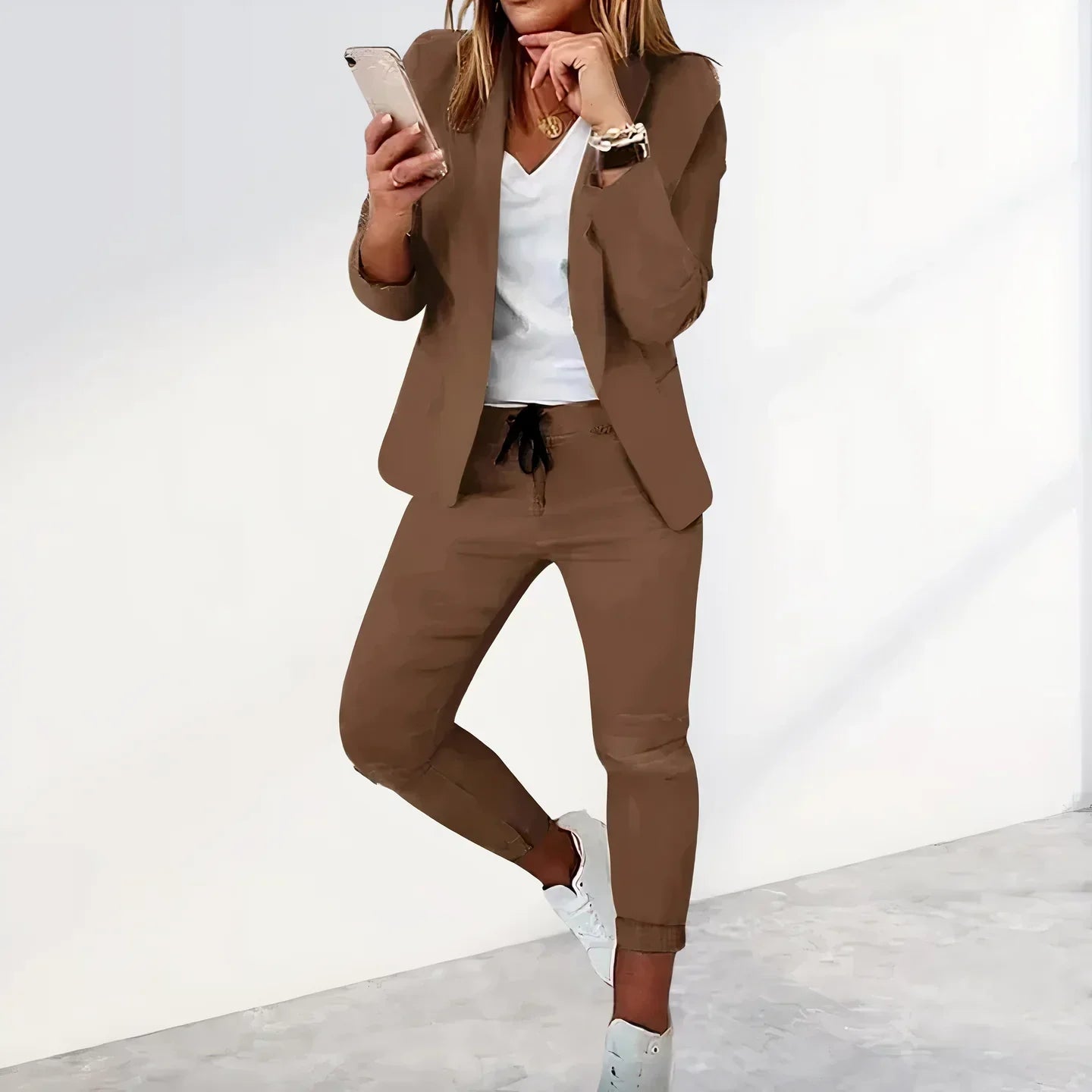 Heidi-Mode | Lässiges Blazer und Jogginghosen-Set