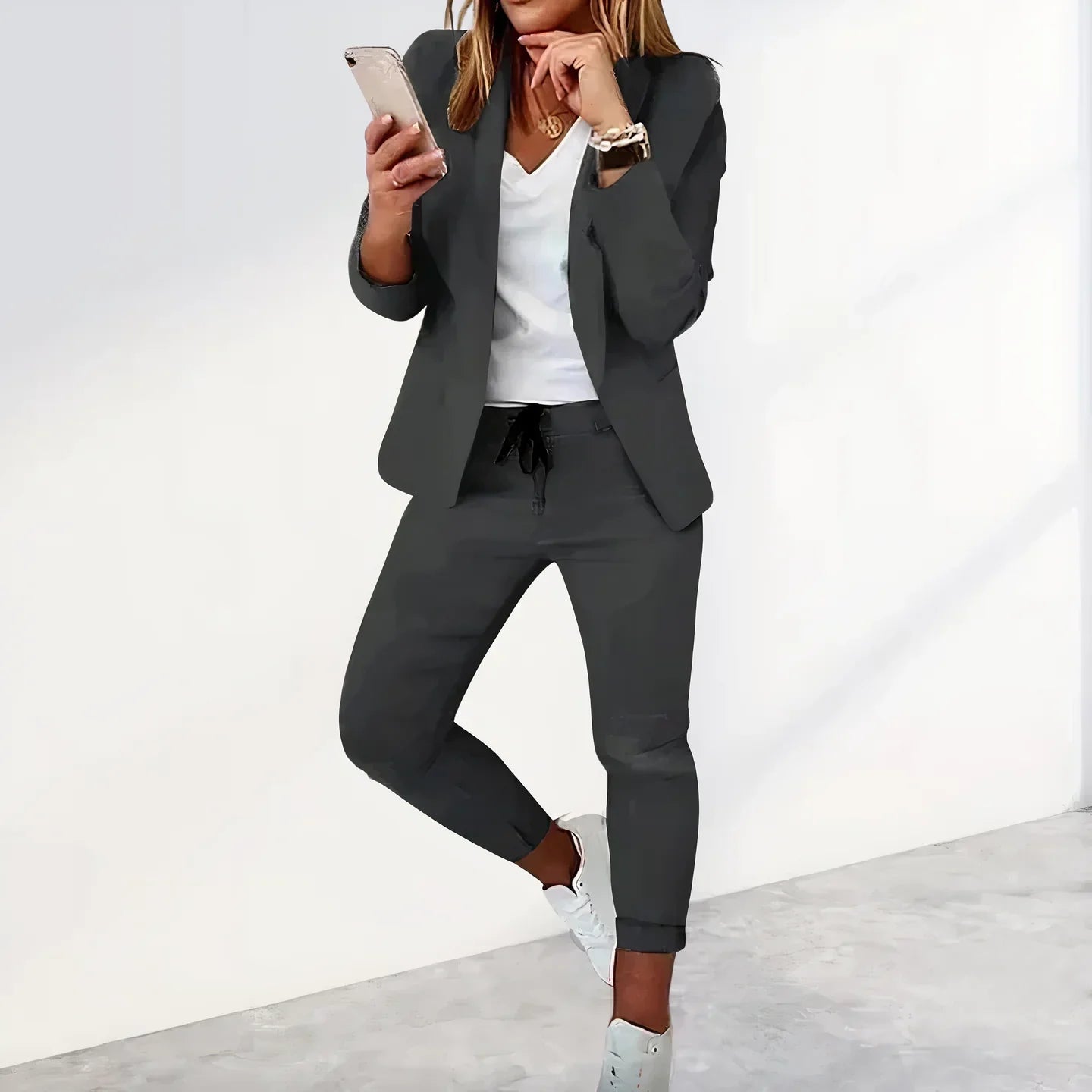 Heidi-Mode | Lässiges Blazer und Jogginghosen-Set