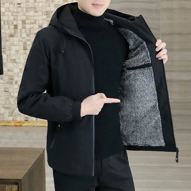 R&B | 2025 Modejacke mit Kapuze Windjacke