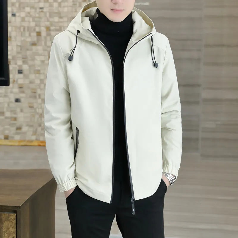 R&B | 2025 Modejacke mit Kapuze Windjacke