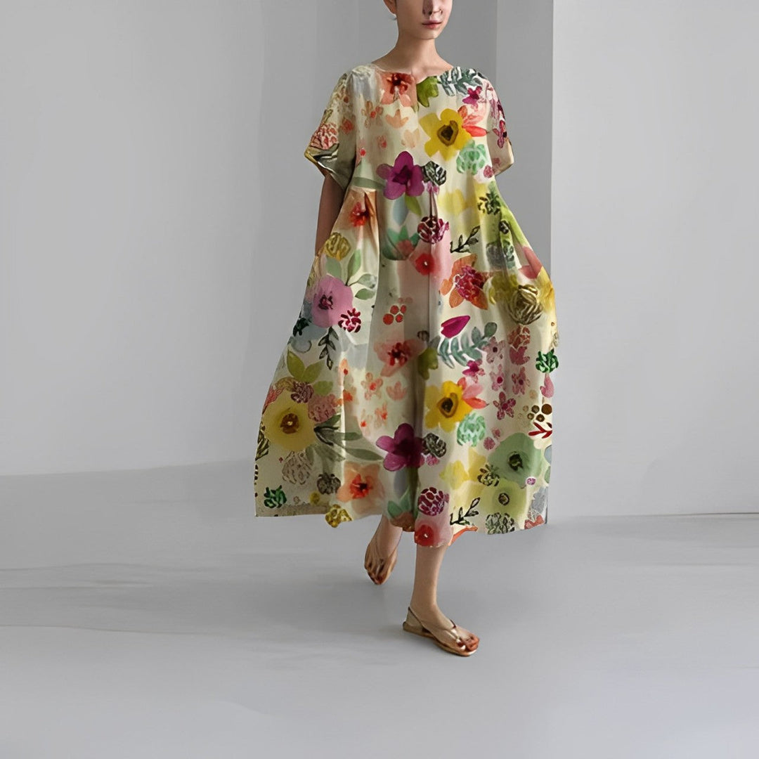 I Boho Frühlingskleid