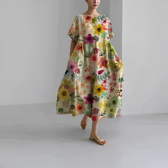 I Boho Frühlingskleid