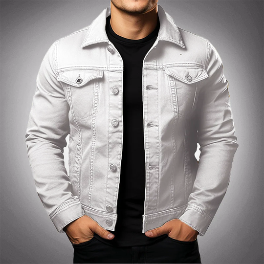 R&B | Denim Jacke für Männer für Komfort Vielseitigkeit