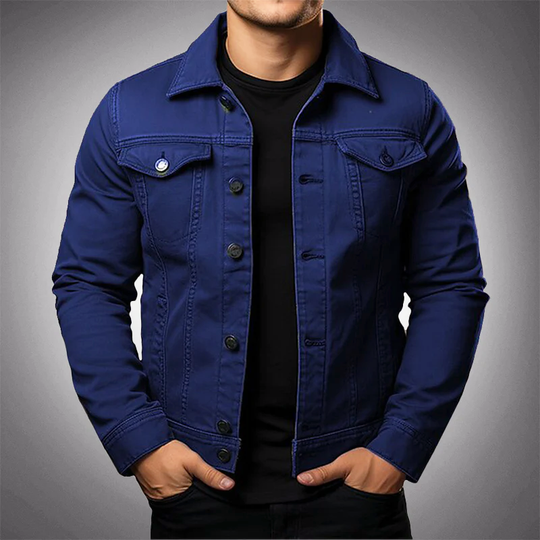 R&B | Denim Jacke für Männer für Komfort Vielseitigkeit