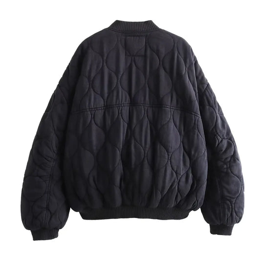 – Baumwolljacke mit Rundhalsausschnitt