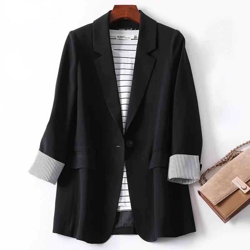 R&B | lässiger Blazer mit langen Ärmeln