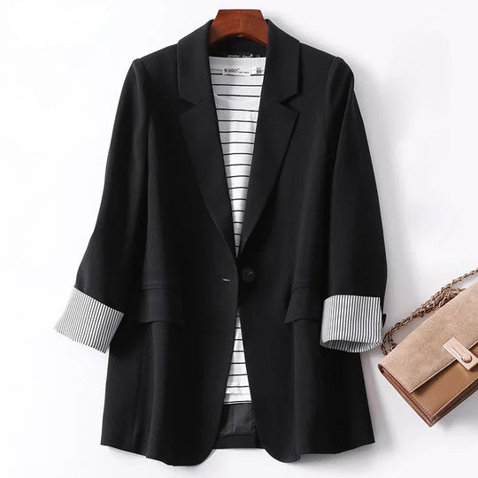 R&B | lässiger Blazer mit langen Ärmeln