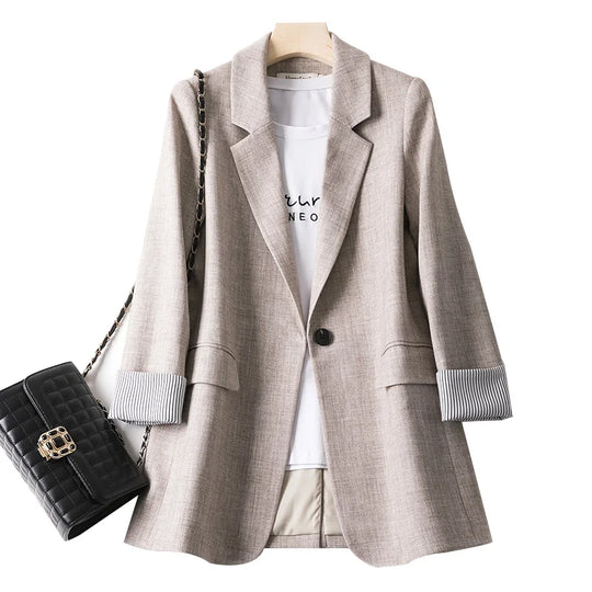 R&B | lässiger Blazer mit langen Ärmeln