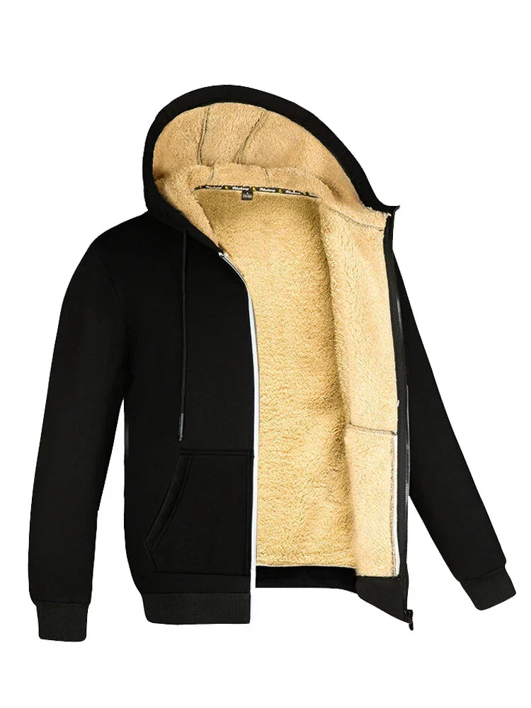 R&B | Winterjacke Herren Warm Ergonomisches Hoodie