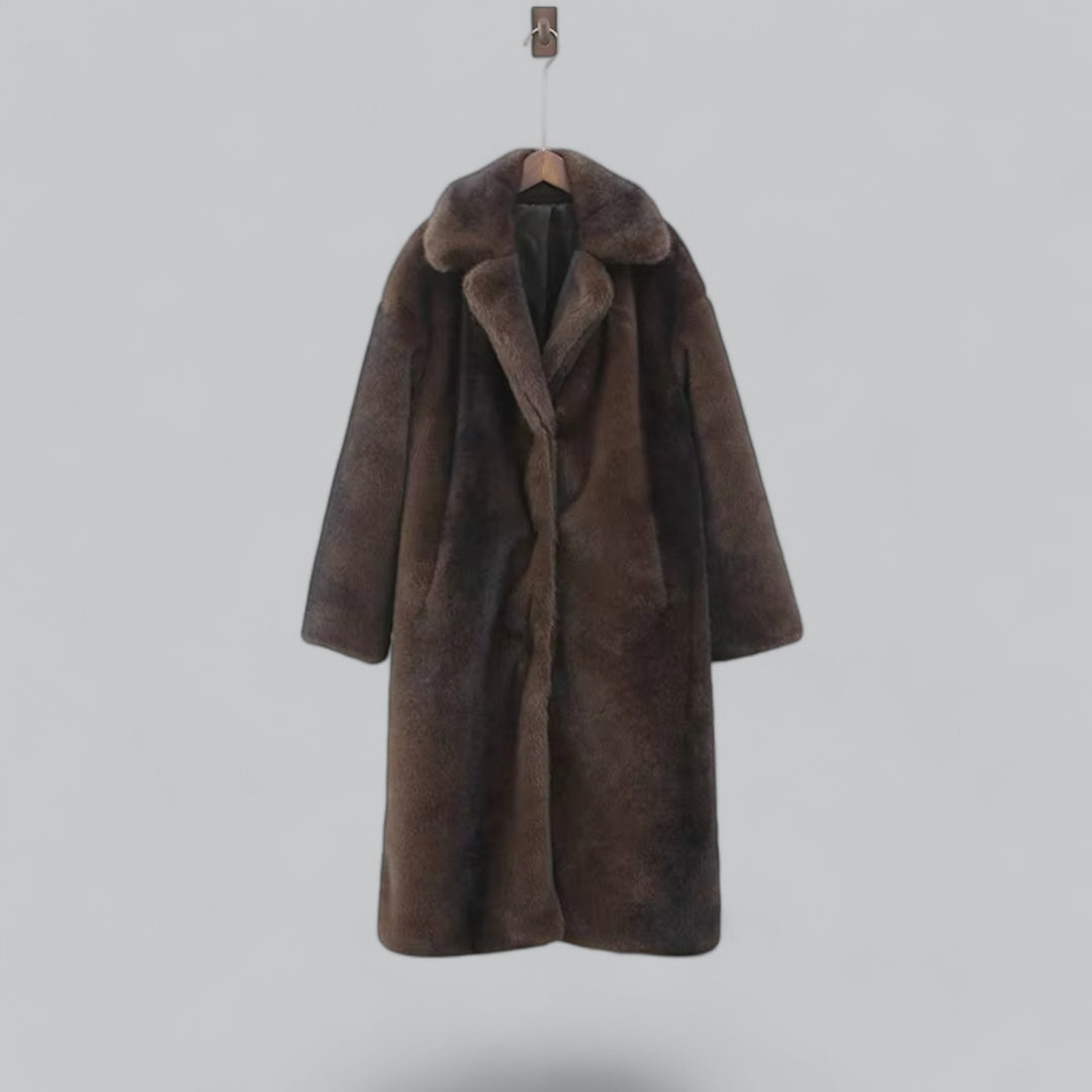 R&B | Damen Lange Winterjacke Aus Faux Fur